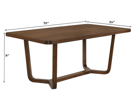 Salerno Brown Dining Table from Crown Mark - Luna Furniture