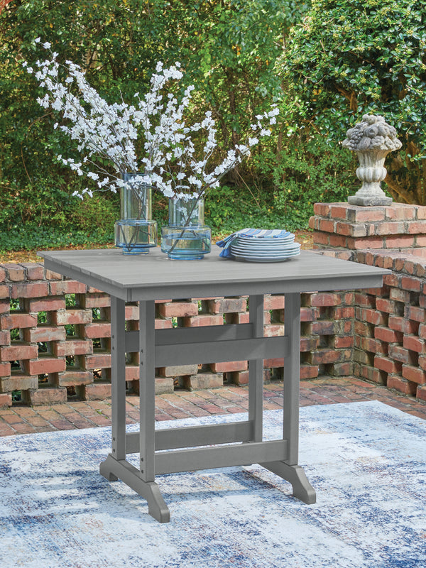 Sanctuary Beach Dark Gray Outdoor Counter Height Dining Table