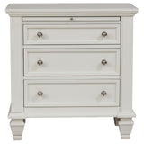 Sandy Beach Cream White 4-Piece California King Bedroom Set from Coaster - Luna Furniture