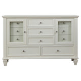 Sandy Beach Cream White 4-Piece California King Bedroom Set from Coaster - Luna Furniture