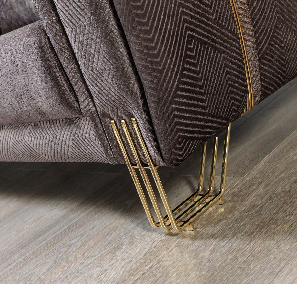 Santana Smoke Velvet Sofa from Nova Furniture - Luna Furniture