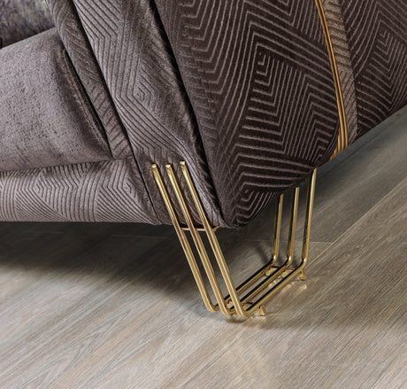 Santana Smoke Velvet Sofa from Nova Furniture - Luna Furniture