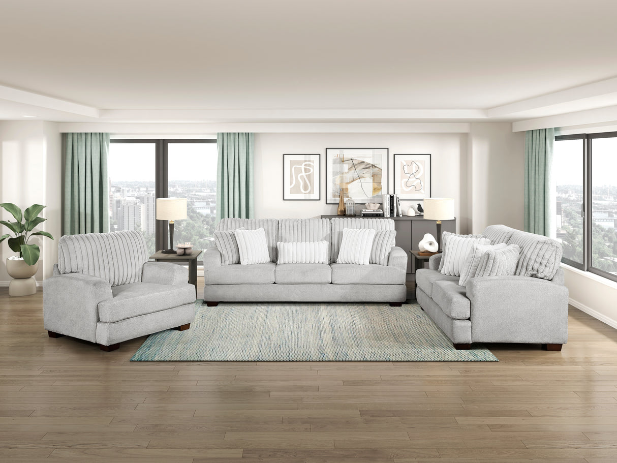 Santiago Light Gray Chair from Homelegance - Luna Furniture