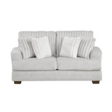 Santiago Light Gray Loveseat from Homelegance - Luna Furniture