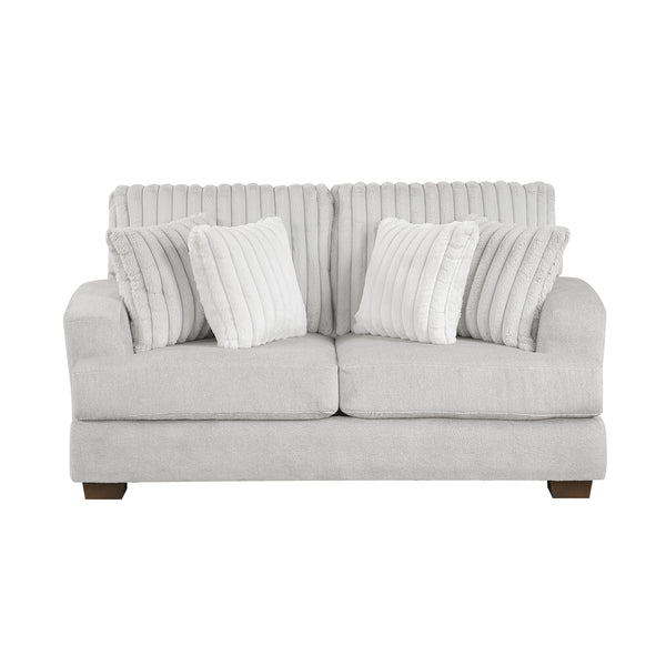Santiago Light Gray Loveseat