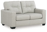 Santorine Bone Loveseat from Ashley - Luna Furniture