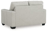 Santorine Bone Loveseat from Ashley - Luna Furniture