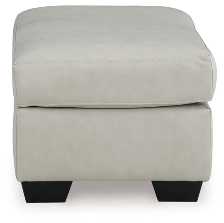 Santorine Bone Ottoman from Ashley - Luna Furniture