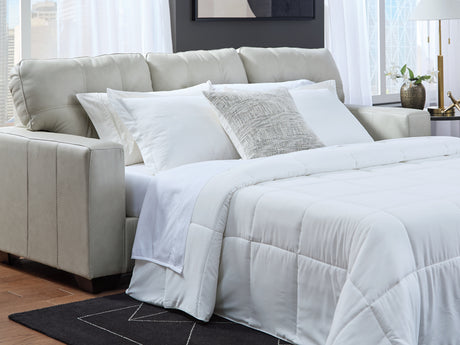 Santorine Bone Queen Sofa Sleeper from Ashley - Luna Furniture