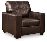 Santorine Dark Brown Chair from Ashley - Luna Furniture