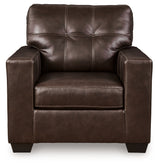 Santorine Dark Brown Chair from Ashley - Luna Furniture