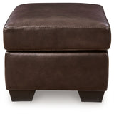 Santorine Dark Brown Ottoman from Ashley - Luna Furniture