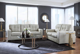 Santorine Sofa and Loveseat in Bone from Ashley - Luna Furniture