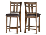 Saranac Mocha 5-Piece Counter Height Dining Set from Steve Silver - Luna Furniture
