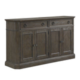 Sarasota Driftwood Brown Server with 4 Door from Homelegance - Luna Furniture