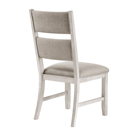 Savile Light Gray Side Chair, Set of 2 from Homelegance - Luna Furniture