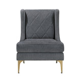 Savoy Dark Gray Accent Chair from Homelegance - Luna Furniture