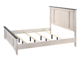 Sawyer Antique White/Brown Panel Bedroom Set from Crown Mark - Luna Furniture