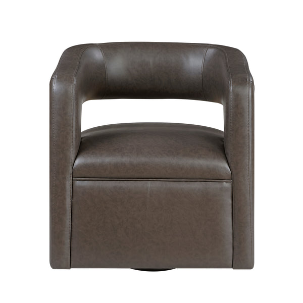 Sawyer Coffee Swivel Accent Chair