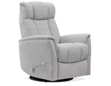 Saxton Manual Swivel Glider Recliner, Gray from Steve Silver - Luna Furniture