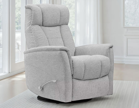 Saxton Manual Swivel Glider Recliner, Gray from Steve Silver - Luna Furniture