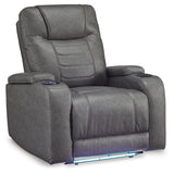 Schooner Rocks Slate Power Recliner from Ashley - Luna Furniture