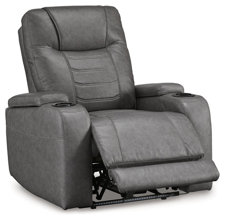 Schooner Rocks Slate Power Recliner from Ashley - Luna Furniture
