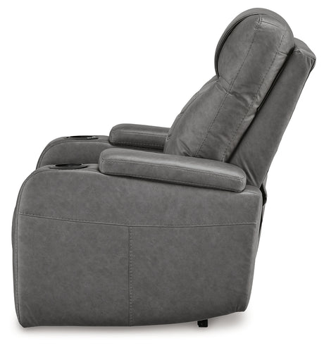 Schooner Rocks Slate Power Recliner from Ashley - Luna Furniture