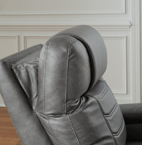 Schooner Rocks Slate Power Recliner from Ashley - Luna Furniture