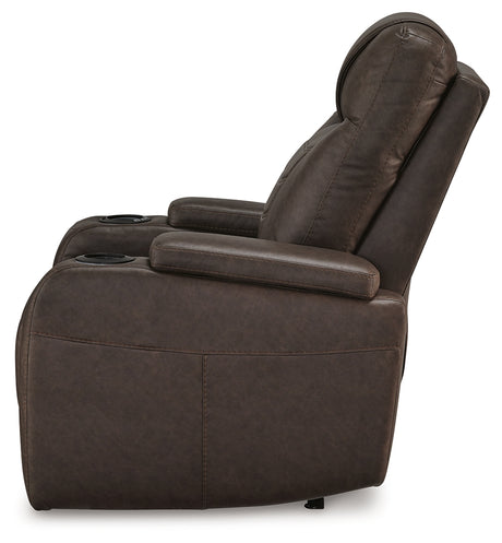 Schooner Rocks Umber Power Recliner from Ashley - Luna Furniture