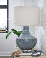 Schylarmont Antique Gray/White Table Lamp from Ashley - Luna Furniture