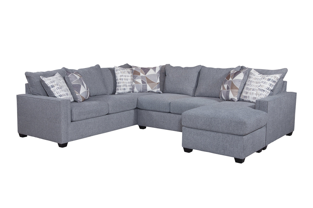 Scout Ash Gray Sectional from Happy Homes - Luna Furniture
