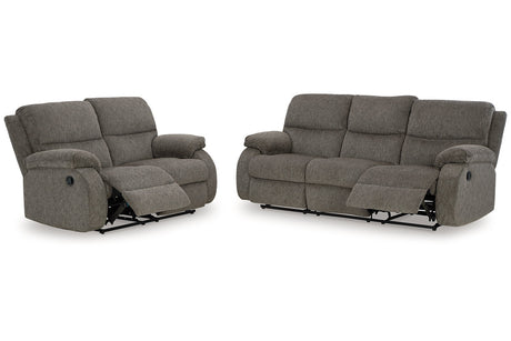 Scranto Brindle Reclining Living Room Set from Ashley - Luna Furniture