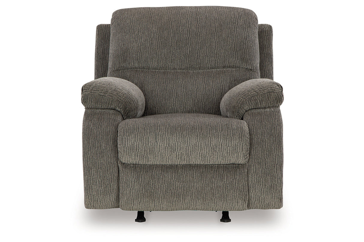 Scranto Brindle Reclining Loveseat and Recliner from Ashley - Luna Furniture