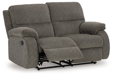 Scranto Brindle Reclining Loveseat and Recliner from Ashley - Luna Furniture