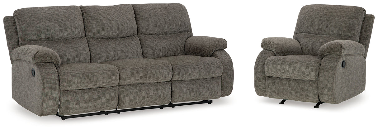 Scranto Reclining Sofa and Recliner from Ashley - Luna Furniture