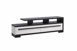 Remington Black/White 72" TV Stand from Crown Mark - Luna Furniture