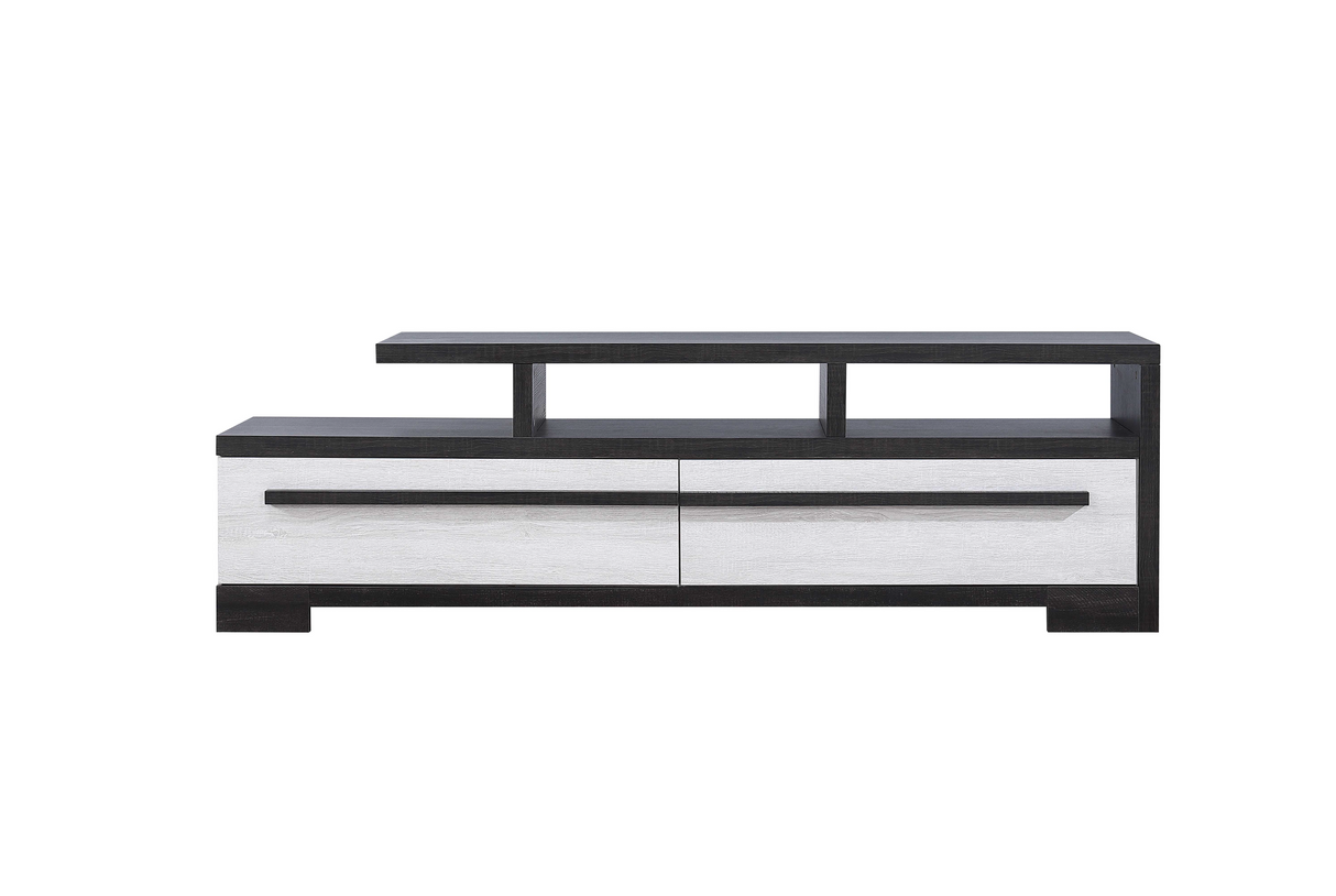 Remington Black/White 72" TV Stand from Crown Mark - Luna Furniture