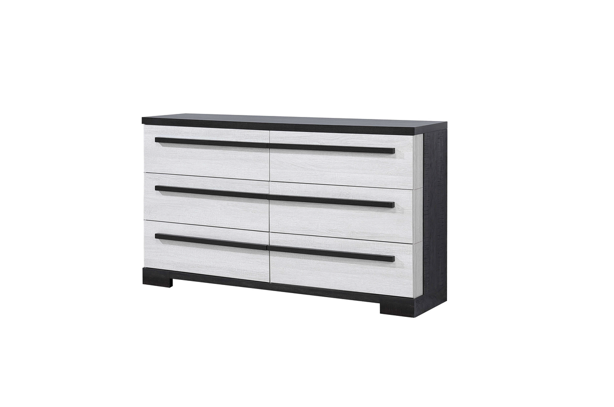 Remington Black/White Dresser from Crown Mark - Luna Furniture