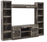 Derekson Multi Gray 4-Piece Entertainment Center from Ashley - Luna Furniture