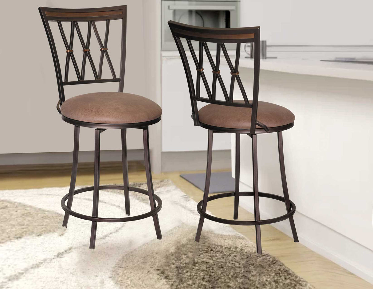 Sedona 24″ Counter Stool, Swivel from Steve Silver - Luna Furniture