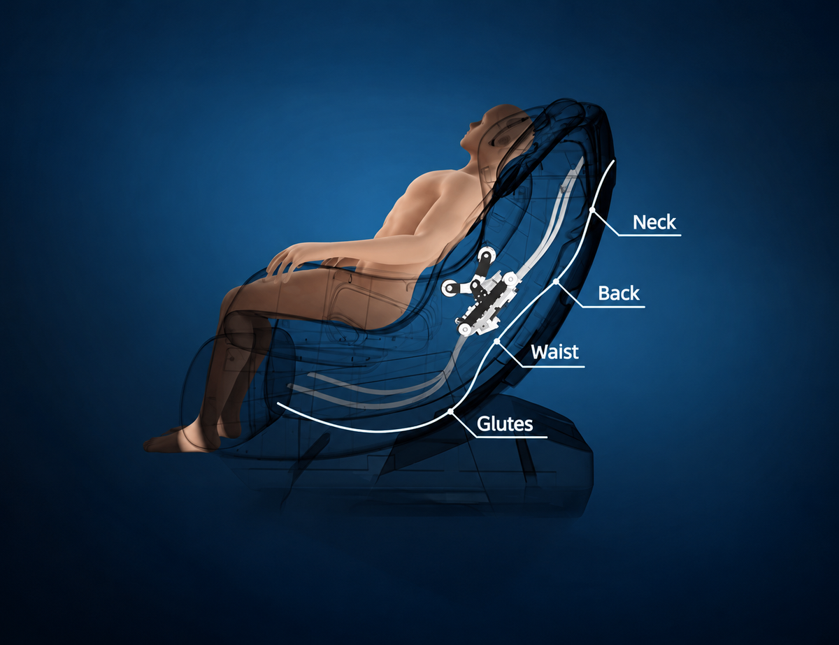 Martinus White Massage Chair