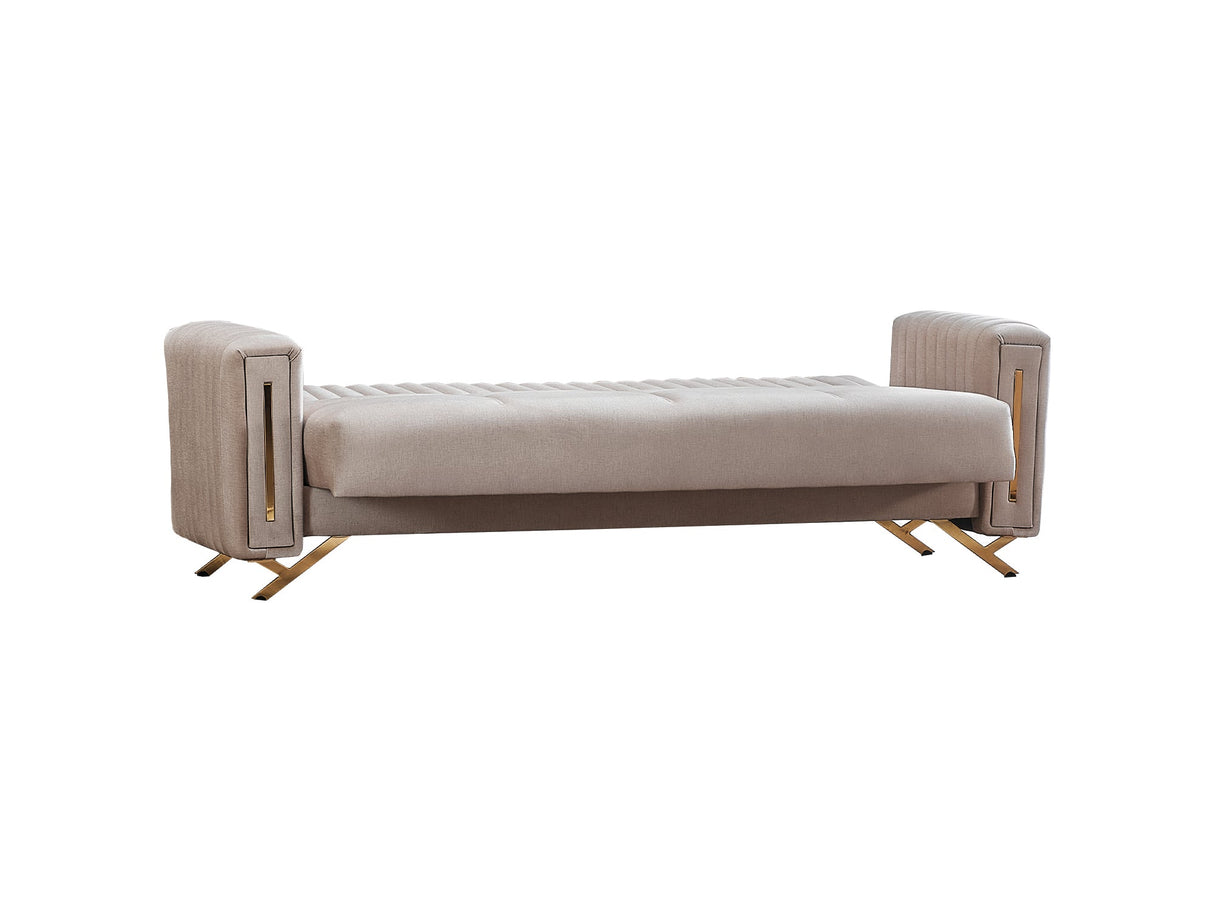 Senfoni 3-pieces (Sofa & Loveseat & Chair) Livingroom Set in Beige from Furnia - Luna Furniture