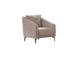 Senfoni Chair in Beige from Furnia - Luna Furniture
