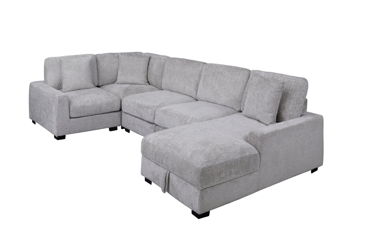 Serena Gray Modular Sectional from Happy Homes - Luna Furniture
