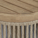 Serena Shores Outdoor Sofa and 2 Chairs with Coffee Table in Beige/Green from Ashley Furniture - Luna Furniture