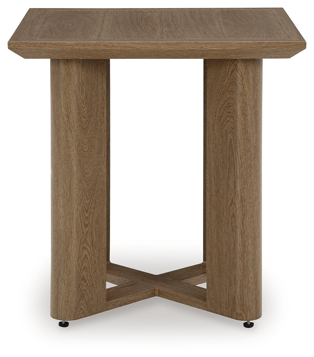 Serene Bay Dark Brown Outdoor End Table from Ashley - Luna Furniture