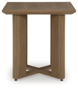 Serene Bay Dark Brown Outdoor End Table from Ashley - Luna Furniture