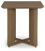 Serene Bay Dark Brown Outdoor End Table from Ashley - Luna Furniture