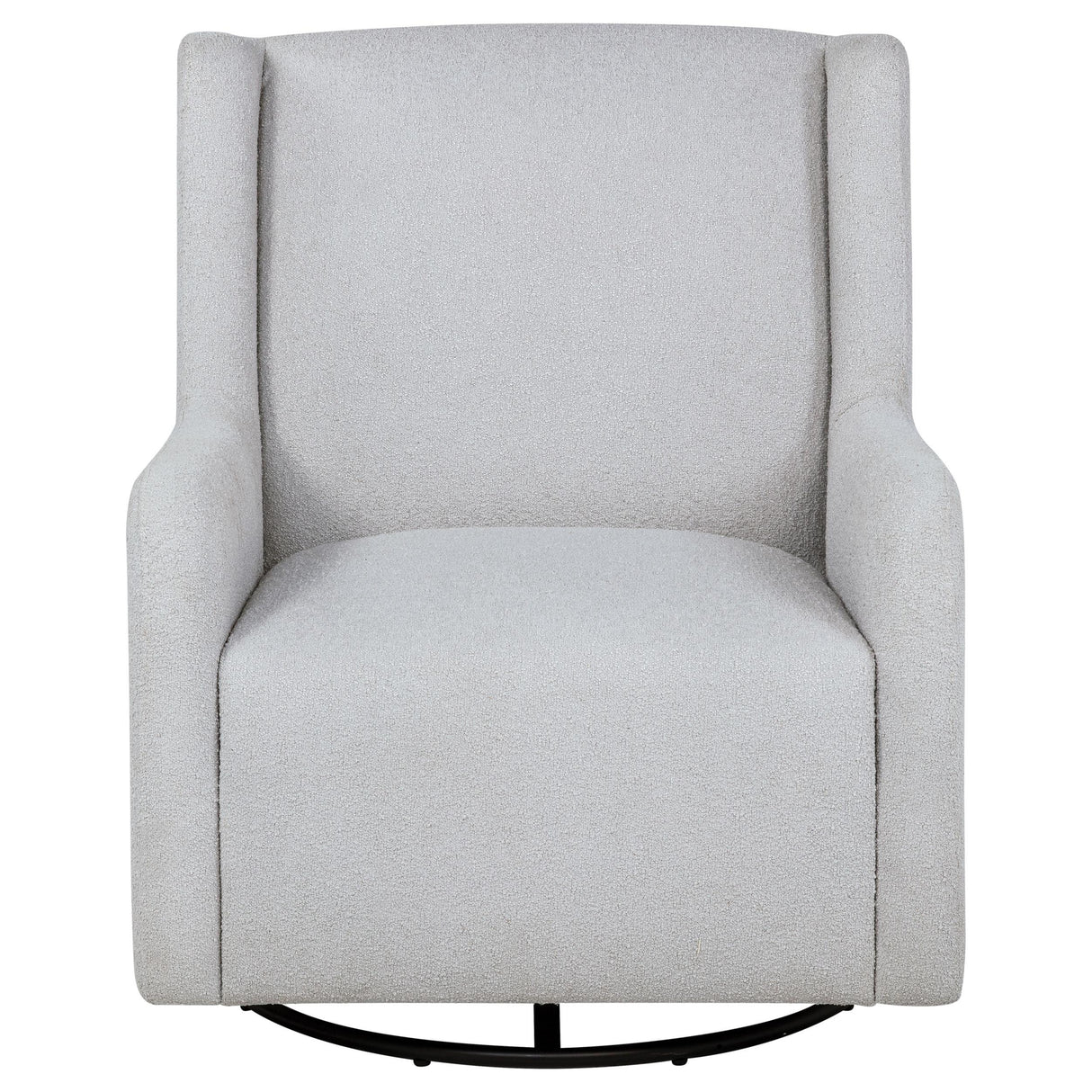 Serra Dove Boucle Swivel Glider from Coaster - Luna Furniture